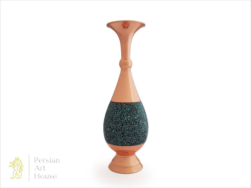 Thumbnail: The Firoozeh Koobi (Turquoise) Carafe Decorative Vase