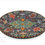 Thumbnail: 30 Cm Diameter Mina Kari Earthenware Decorative Plate Of Isfahan