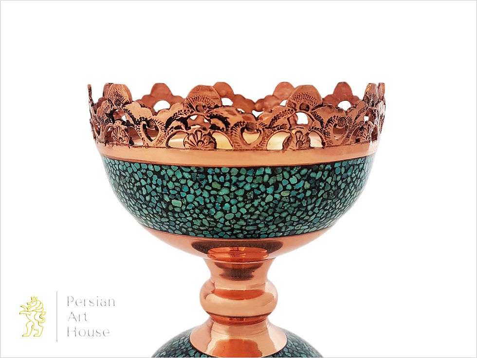 Thumbnail: 11 Cm Height Firoozeh Koobi Nuts Dish