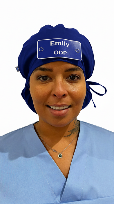 Nurse wearing Eco Ninjas braided Hat