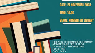 Kommetjie Library AGM — 21 Nov
