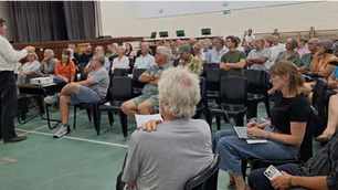 Sewage Meeting Maps the Way Forward