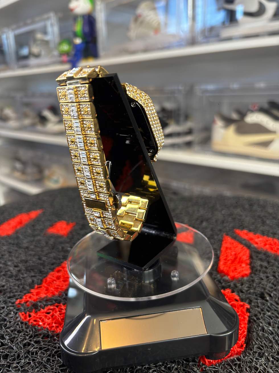 Miniatura: Reloj Cartier Santos Full Diamond Gold