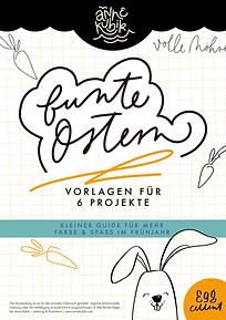 BUNTE OSTERN: BASTELANLEITUNGEN - DIGITALE DATEI