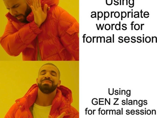 Formal Session, Informal Vocabulary