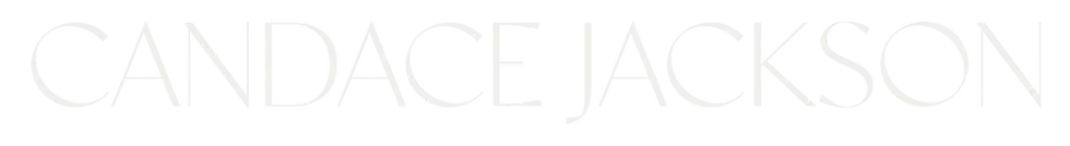 Candace Jackson Main Logo (Alabaster)