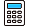 電卓のイラスト