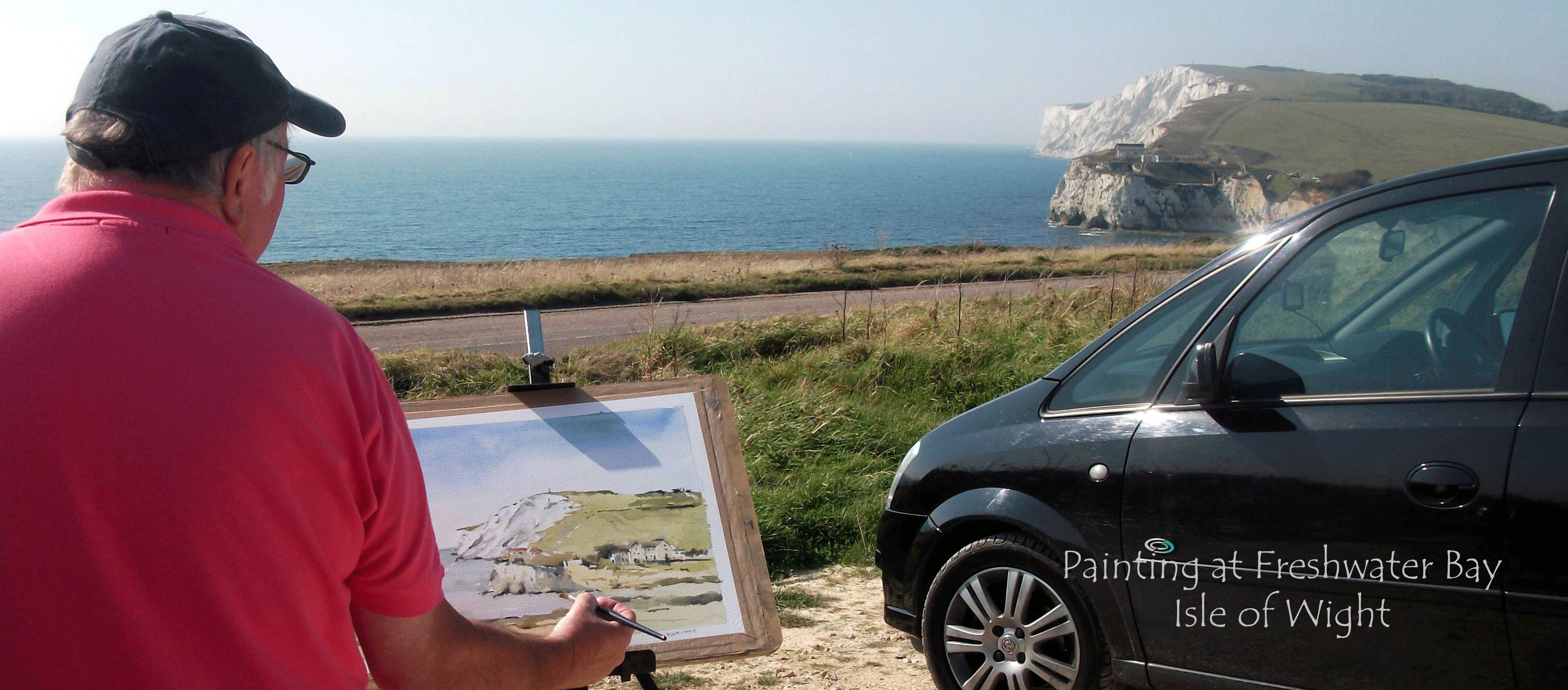 Painting on the Isle of Wight