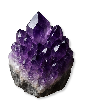 Drusa de amatista de Intuición Holística, cristal mágico de transmutación , meditación, calma, paz espiritual
