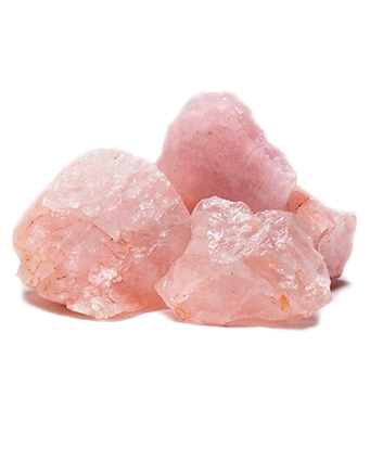Cuarzo rosa natural de Intuición Holística, la piedra del amor incondicional, la sanación emocional, la paz interior 