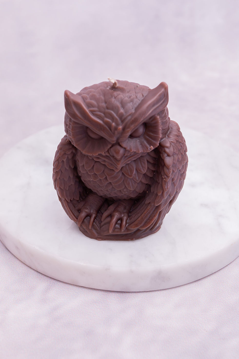 Miniatyrbilde: Ugle Stearinlys Brun