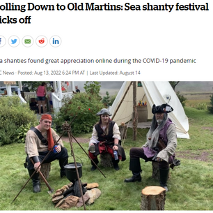 Rolling Down to Old Martins: Sea shanty festival kicks off