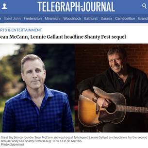 Séan McCann McCann, Lennie Gallant Headline Shanty Fest Sequel
