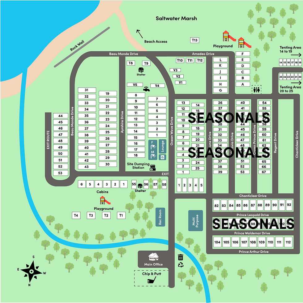 plan du camping 2026