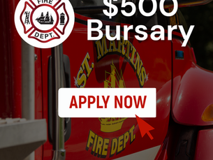 St. Martins Fire Department Memorial Bursary