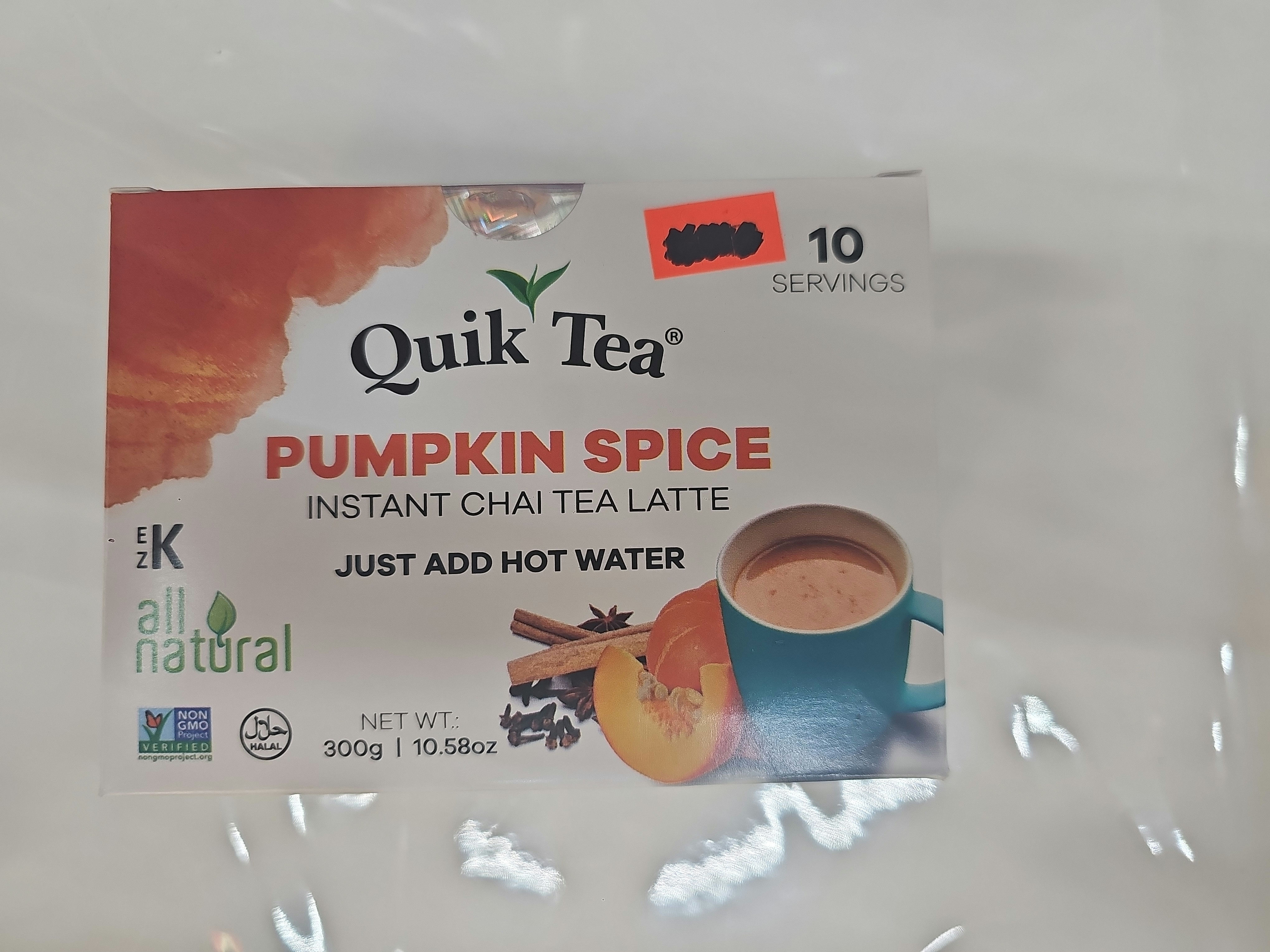 Quik Tea Pumpkin Spice 300 G