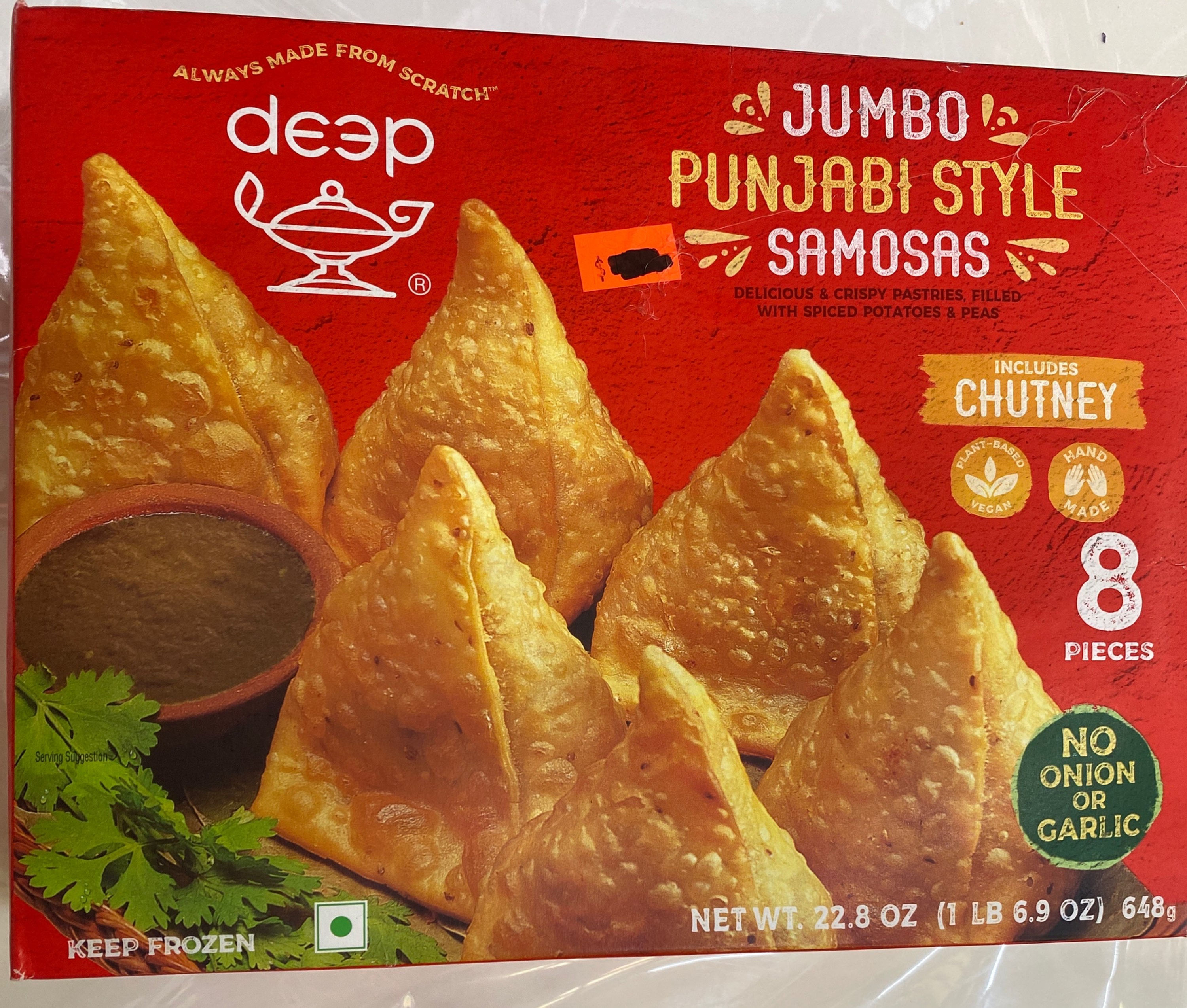 Deep Fro Jumbo Samosa 8pc
