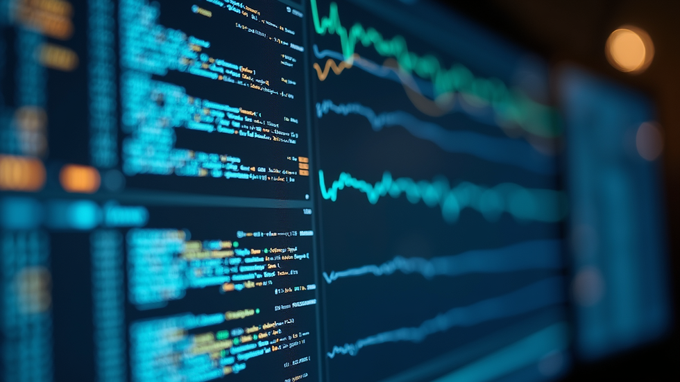 Close-up view of a computer screen showing endpoint security monitoring software