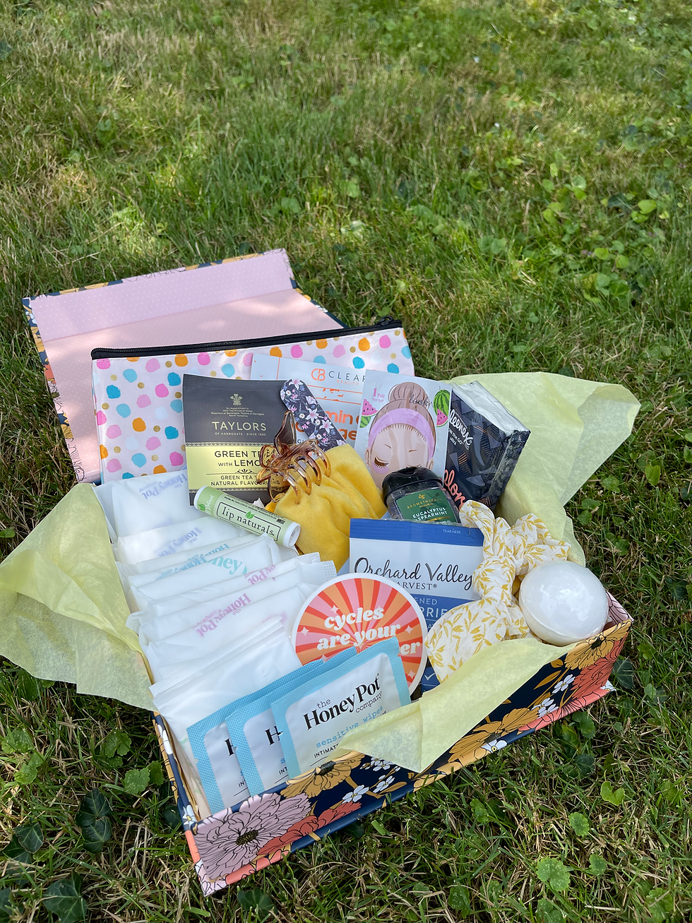 Thumbnail: Navy Floral Period Care Box