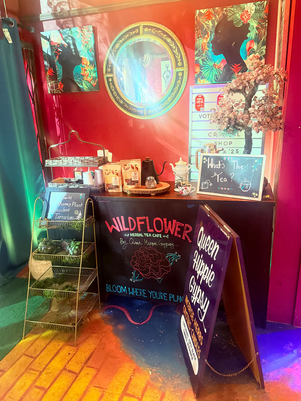 Wildflower Wednesdays: Co-Work & Tea Art Bar