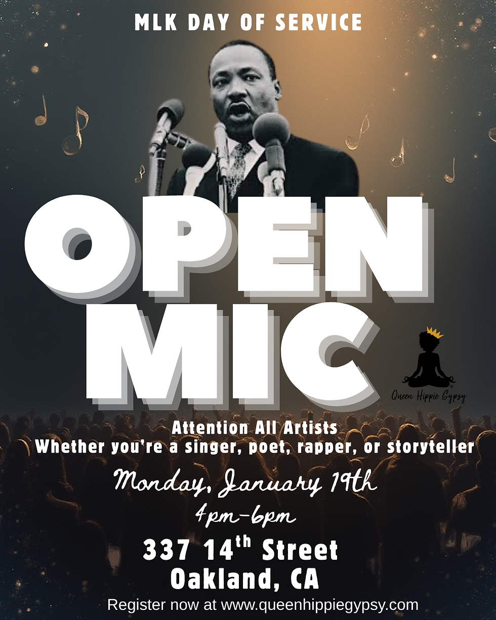 MLK Day of Service Open Mic
