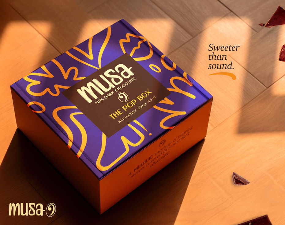 Atmospheric Mock-up, displays full box design.