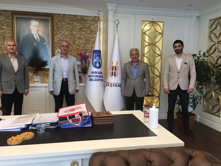 ANKARA BÜYÜKŞEHİR BELEDİYESİ HALK EKMEK FABRİKASI GENEL MÜDÜRÜ SAYIN HÜSEYİN VELİOĞLU'NU ZİYARET