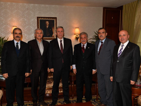ANKARA BÜYÜKŞEHİR BELEDİYE BAŞKANI SAYIN MANSUR YAVAŞ'I ZİYARET
