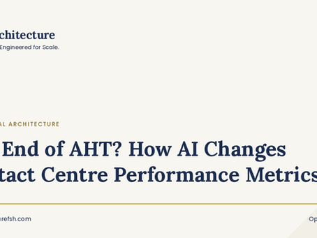 The End of AHT? How AI Changes Contact Centre Performance Metrics