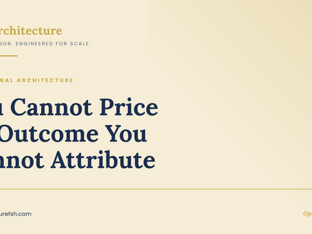 You Cannot Price an Outcome You Cannot Attribute