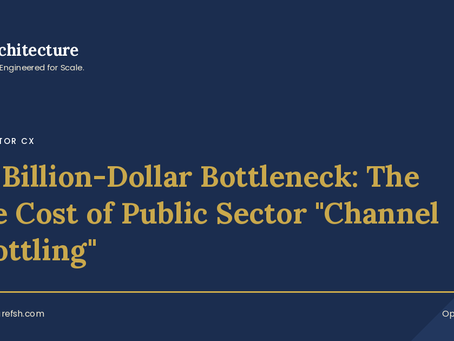 The Billion-Dollar Bottleneck: The True Cost of Public Sector "Channel Throttling"