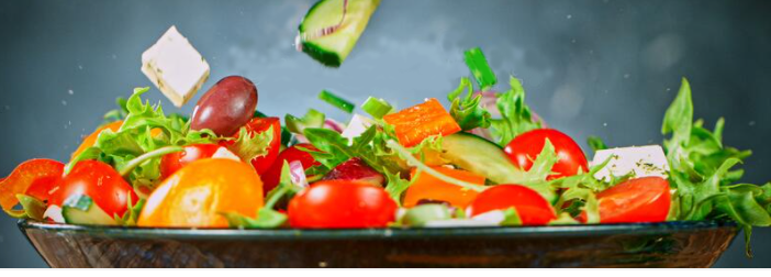 Arranged Food and Objects