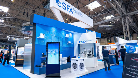 Visit the SFA Saniflo and Kinedo stand at the NEC