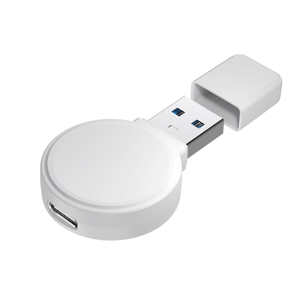 Thumbnail: Iwahch Wireless Magnetic Charger for Smartwatch USB-C