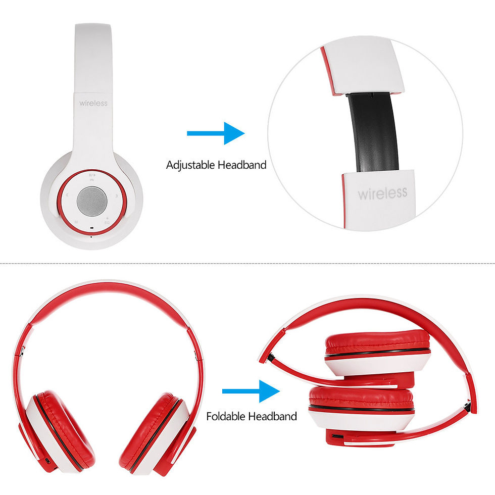 Thumbnail: Bluetooth Headphones, Over-Ear, Foldable