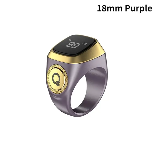 Thumbnail: Smart Bluetooth Tasbih Ring For Muslims