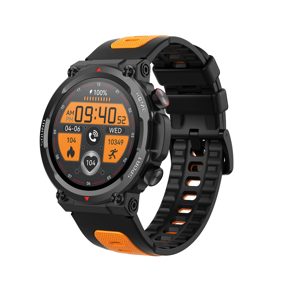 Thumbnail: Smartwatch with Bluetooth, Step Counter & Sleep Monitor