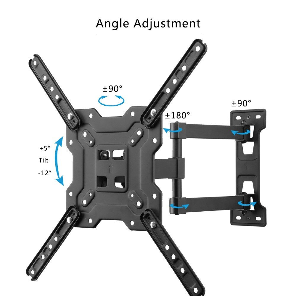 Universal Adjustable TV Wall Mount for 32-75 Inch TVs