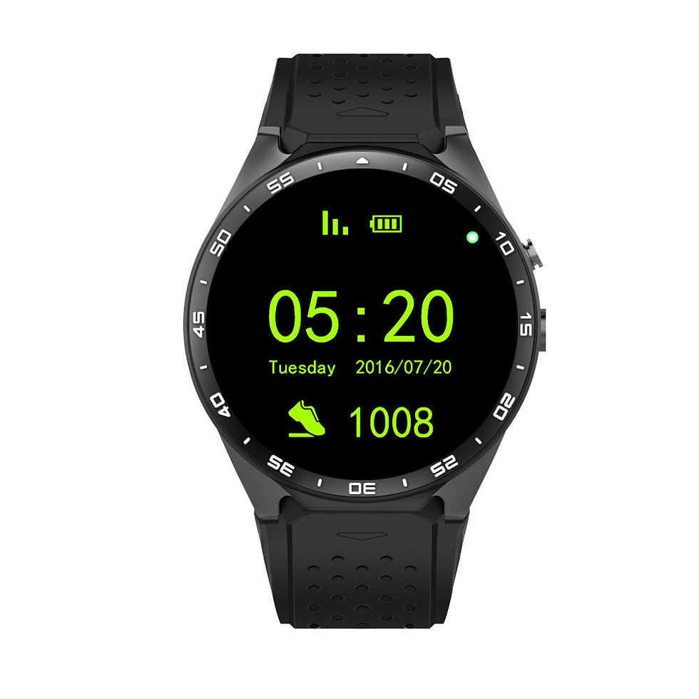 Thumbnail: KW88 Smartwatch with Phone, WiFi, GPS, Heart Rate Monitor