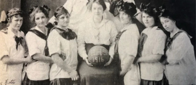 Your great-grandmother's basketball team