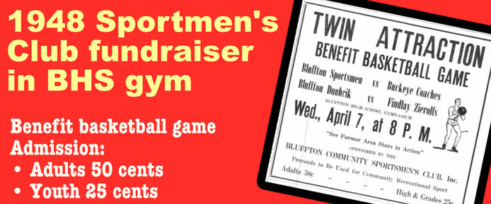 1948 fundraiser benefit basketball game