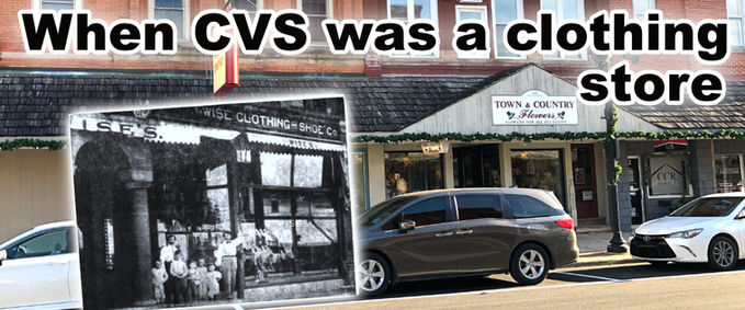 When CVS was a clothing and shoe store