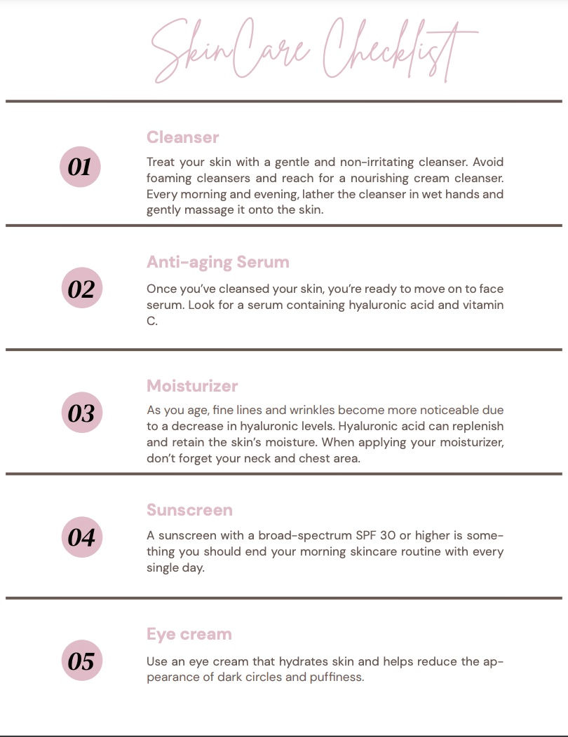 Thumbnail: copy of 90 Day Skincare Journey Workbook for Women in their 50's