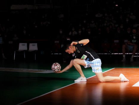 Auftritt im AudiDome: Freestyle Show beim Volleyball