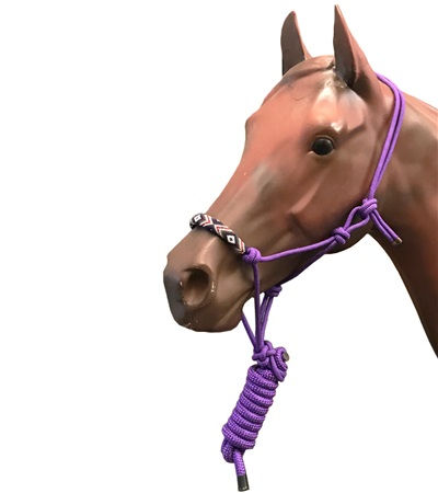 Thumbnail: BEADED ROPE HALTER