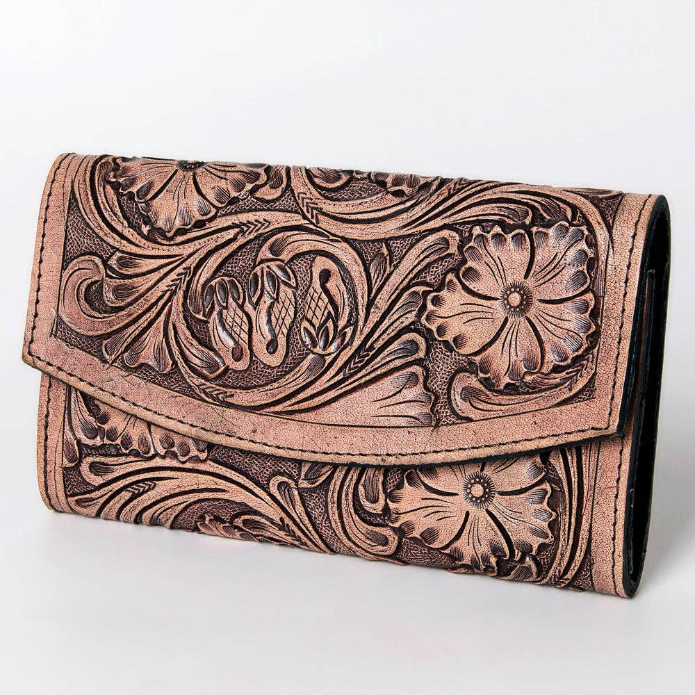 Hand Tooled Leather Wallet