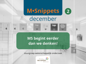 MS begint eerder dan we denken!