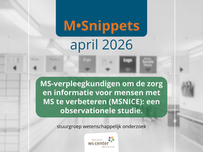 Multiple sclerose (MS) is een chronische ziekte die een grote impact kan hebben op het dagelijks leven van mensen. Daarom is goede begeleiding en informatie erg belangrijk. In veel ziekenhuizen speelt de MS-verpleegkundige een belangrijke rol in de ondersteuning van personen met MS. Deze studie onderzocht of de aanwezigheid van een MS-verpleegkundige een verschil maakt voor patiënten.