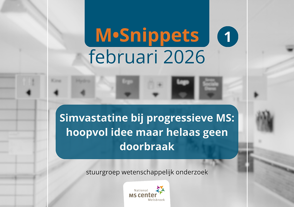 Het vinden van doeltreffende behandelingen tegen progressieve MS blijft één van de grootste uitdagingen binnen het veld. Eerder onderzoek toonde aan dat simvastatine (een veelgebruikt medicijn om cholesterol te verlagen) het verlies van hersenvolume bij mensen met secundair progressieve MS kon vertragen. Dit gaf hoop dat het middel ook de toename van invaliditeit zou kunnen afremmen.