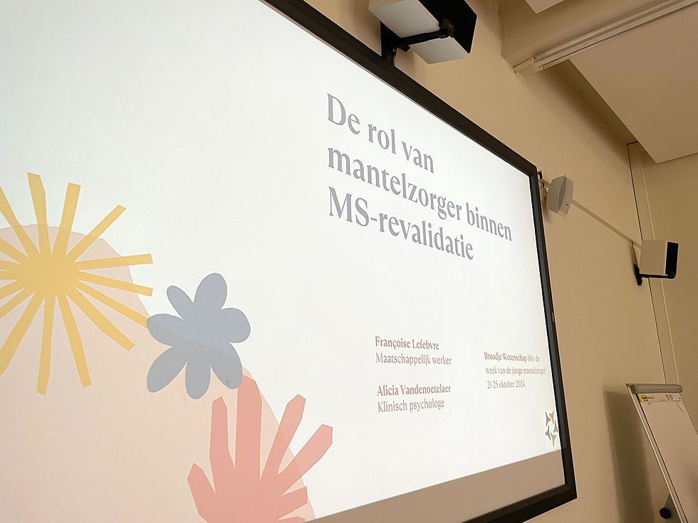 PMV - De rol van de Mantelzorger in MS Revalidatie